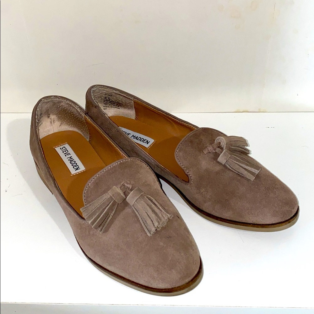 Steve Madden Alore Suede Loafers Size 8.5